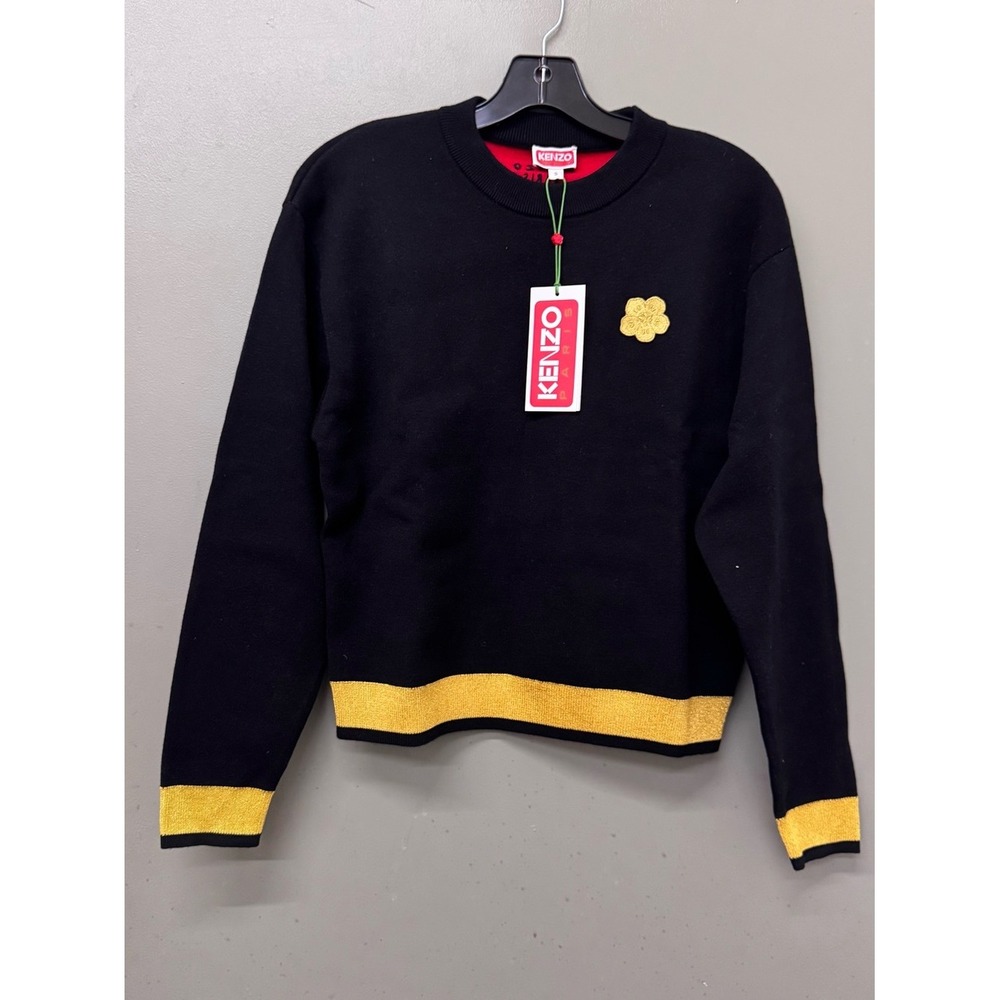 NWT KENZO 'Boke Flower' jumper in wool and cotton